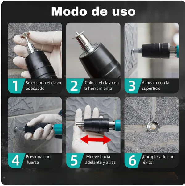 Pistola perforadora fulminante: potencia industrial en tus manos