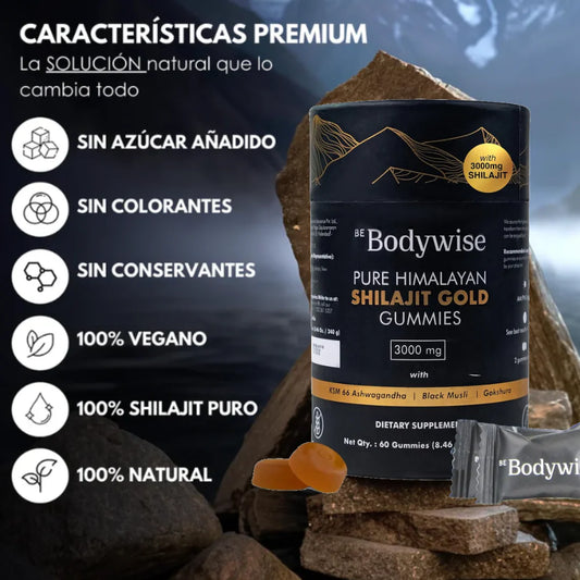 Be Bodywise %100 Pure Himalayan Shilajit Gummies